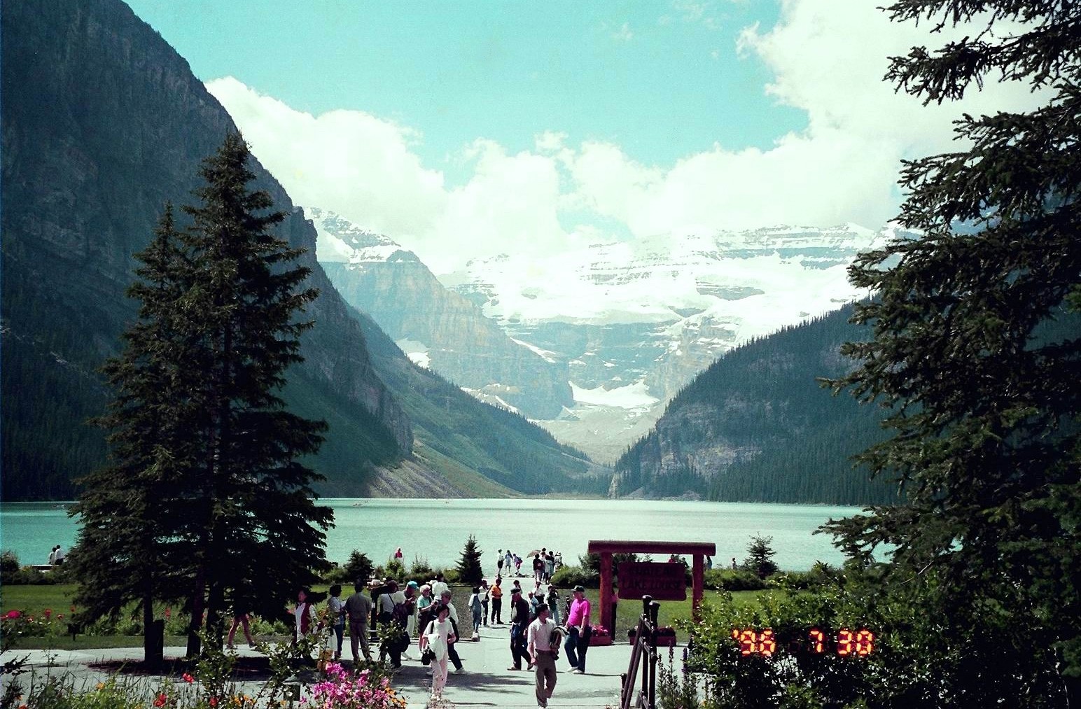 Louis Lake in Banff National Park, Canada